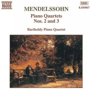 Naxos CD Felix Mendelssohn-Bartholdy: Piano Quartets Nos.2 And 3 Naxos CD Felix Mendelssohn-Bartholdy: Piano Quartets Nos.2 And 3