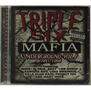 Smoked Out Music CD Three 6 Mafia: Underground Vol. 1 (1991-1994) Smoked Out Music CD Three 6 Mafia: Underground Vol. 1 (1991-1994)