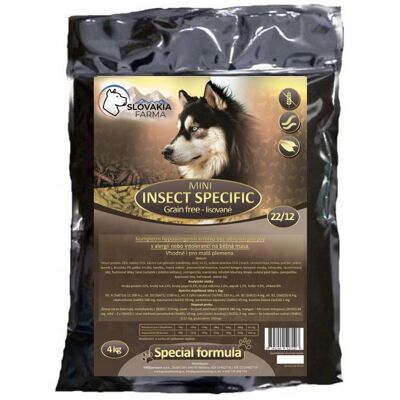 Lisované hypoalergenní Granule Slovakia Farma - Insect Specific - Mini - 4 kg Lisované hypoalergenní Granule Slovakia Farma - Insect Specific - Mini - 4 kg