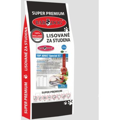 Granule Bardog Lisované granule BARDOG TOP ADULT Speciál 57 - 15 + 1 kg Granule Bardog Lisované granule BARDOG TOP ADULT Speciál 57 - 15 + 1 kg