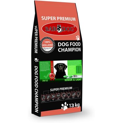 Bardog Super prémiové granule Senior light 24/12 Bardog Super prémiové granule Senior light 24/12
