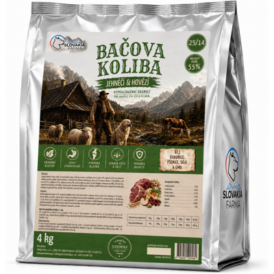 Slovakia Farma - Bačovo jehňátko - LambBeef - Dog food Slovakia Farma - Bačovo jehňátko - LambBeef - Dog food