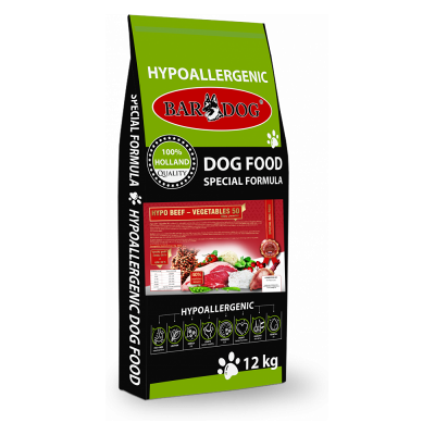 Granule Bardog Lisované granule za studena HYPO BEEF – VEGETABLES 50 - 12 kg Granule Bardog Lisované granule za studena HYPO BEEF – VEGETABLES 50 - 12 kg