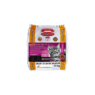 Granule Bardog Super prémiové krmivo pro kočky Cat Adult 32/18 - 4 kg Granule Bardog Super prémiové krmivo pro kočky Cat Adult 32/18 - 4 kg