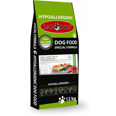 Granule Bardog Hypoalergenní granule Fish rice 24/13 Granule Bardog Hypoalergenní granule Fish rice 24/13