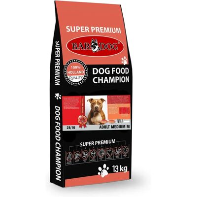 Bardog Super prémiové granule Adult Medium M 28/16 Bardog Super prémiové granule Adult Medium M 28/16