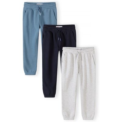 Tepláky slim-fit s elastickým pasem a stahovací šňůrkou 3pack Minoti 29FLEECE286 - 104/110 4/5let Tepláky slim-fit s elastickým pasem a stahovací šňůrkou 3pack Minoti 29FLEECE286 - 104/110 4/5let