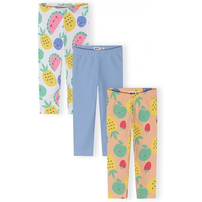 Legíny dívčí capri 3pack Minoti 30LEGGING102 - 92/98 2/3let Legíny dívčí capri 3pack Minoti 30LEGGING102 - 92/98 2/3let