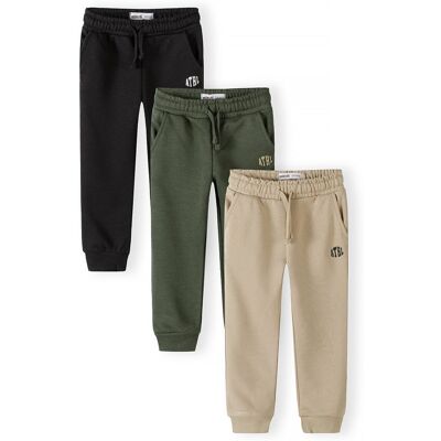 Tepláky chlapecké s elastickým pasem a stahovací šňůrkou 3pack Minoti 29FLEECE203 - 104/110 4/5let Tepláky chlapecké s elastickým pasem a stahovací šňůrkou 3pack Minoti 29FLEECE203 - 104/110 4/5let