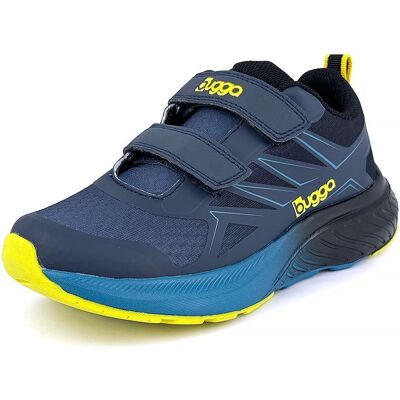 Chlapecké outdoorové boty na suchý zip Bugga SOLIS Blue B00204-04 - 33 Chlapecké outdoorové boty na suchý zip Bugga SOLIS Blue B00204-04 - 33