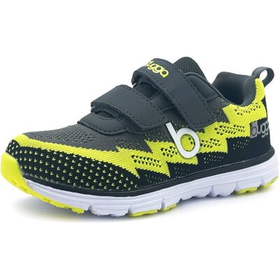 Dětské lehké sportovní tenisky BUGGA HONE Gray/Yellow/Black - 33 Dětské lehké sportovní tenisky BUGGA HONE Gray/Yellow/Black - 33