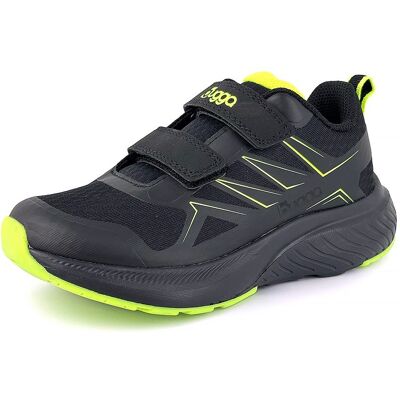Dětské outdoorové boty na suchý zip Bugga SOLIS Black B00204-10 - 33 Dětské outdoorové boty na suchý zip Bugga SOLIS Black B00204-10 - 33