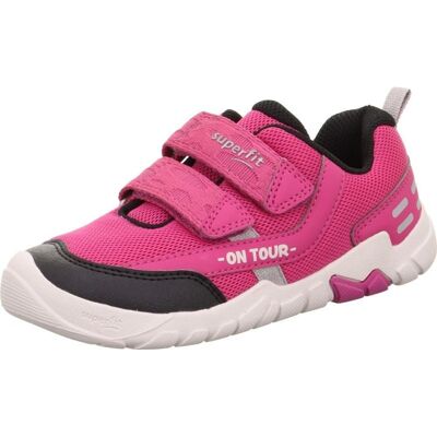 Dívčí barefit tenisky TRACE Pink/Black Superfit 1-006025-5500 - 28 Dívčí barefit tenisky TRACE Pink/Black Superfit 1-006025-5500 - 28