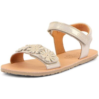 Dívčí barefoot sandály FLEXY FLOWERS Gold Shine Froddo G3150289 - 26 Dívčí barefoot sandály FLEXY FLOWERS Gold Shine Froddo G3150289 - 26