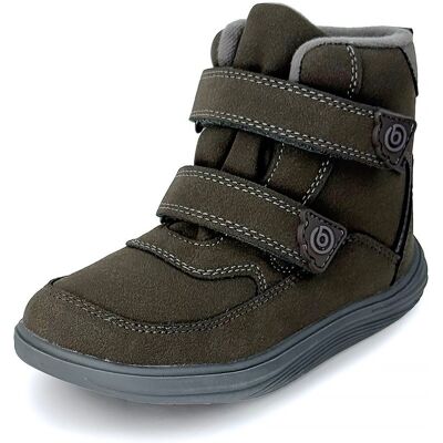Dětské celoroční barefoot boty Bugga KIVO Dark Brown B00199-23 - 25 Dětské celoroční barefoot boty Bugga KIVO Dark Brown B00199-23 - 25