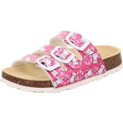 Dívčí korkové pantofle Superfit FOOTBAD Pink/Multicolored 1-800113-5650 - 38 Dívčí korkové pantofle Superfit FOOTBAD Pink/Multicolored 1-800113-5650 - 38