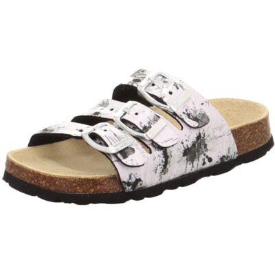 Dětské korkové pantofle Superfit FOOTBAD White/Multicolored 1-800113-0030 - 32 Dětské korkové pantofle Superfit FOOTBAD White/Multicolored 1-800113-0030 - 32