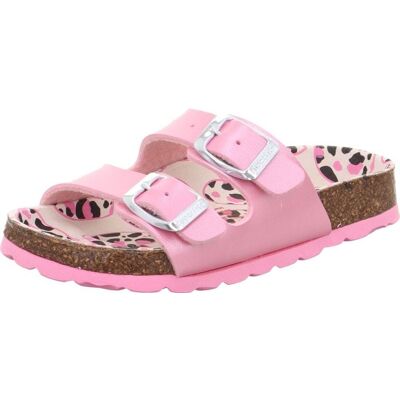 Dívčí korkové pantofle Superfit FOOTBAD Pink/Multicolored 1-800111-5550 - 38 Dívčí korkové pantofle Superfit FOOTBAD Pink/Multicolored 1-800111-5550 - 38