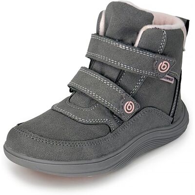 Dětské celoroční barefoot boty Bugga KIVO Grey B00199-09 - 25 Dětské celoroční barefoot boty Bugga KIVO Grey B00199-09 - 25