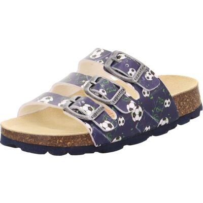 Chlapecké korkové pantofle FOOTBAD Blue/Multicolored Superfit 1-800113-8090 - 29 Chlapecké korkové pantofle FOOTBAD Blue/Multicolored Superfit 1-800113-8090 - 29