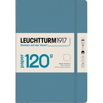 LEUCHTTURM1917 Zápisník Leuchtturm Nordic Blue, 120g Notebook Edition, Medium, 203 p., plain LEUCHTTURM1917 Zápisník Leuchtturm Nordic Blue, 120g Notebook Edition, Medium, 203 p., plain