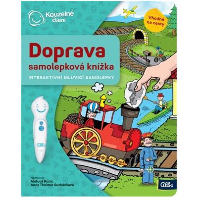 Albi Kouzelné čtení - Samolepková knížka Doprava Albi Kouzelné čtení - Samolepková knížka Doprava