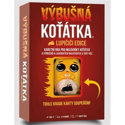 Asmodee Explosive Kittens: Lupičiči - Karetní hra Asmodee Explosive Kittens: Lupičiči - Karetní hra