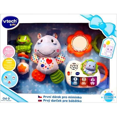 Vtech Baby Dárkový Set - Hudební Klavír a Plyšový Hippo Vtech Baby Dárkový Set - Hudební Klavír a Plyšový Hippo