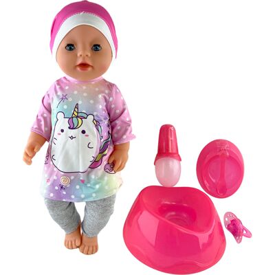 Wiky Miminko čurající s příslušenstvím 45 cm Wiky Miminko čurající s příslušenstvím 45 cm