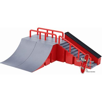 Wiky Fingerboard sada s rampou a schody 28,5x20,5x10,5 cm Wiky Fingerboard sada s rampou a schody 28,5x20,5x10,5 cm