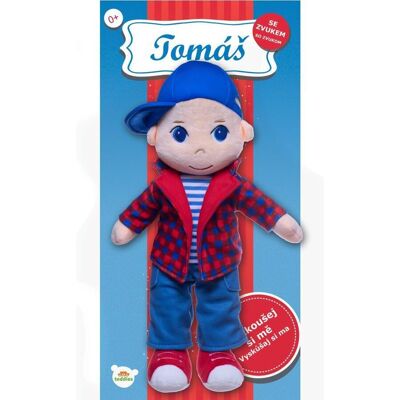 Teddies Panenka kluk TOMÁŠ plyš 40 cm Teddies Panenka kluk TOMÁŠ plyš 40 cm