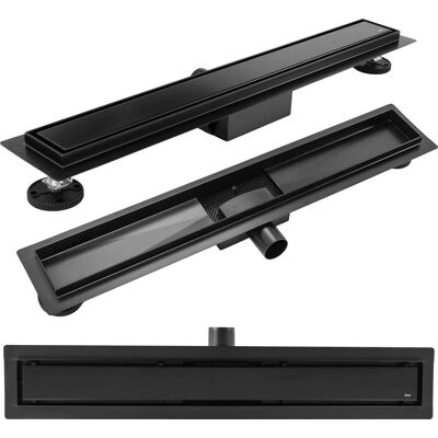 Rea Pure Neox, odtokový žlab 70cm, černá matná, REA-G6602 Rea Pure Neox, odtokový žlab 70cm, černá matná, REA-G6602