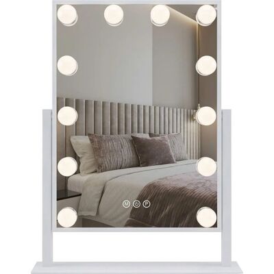Rea Rea, Zrcadlo LED HOLLYWOOD White 30x40, HOM-12023 Rea Rea, Zrcadlo LED HOLLYWOOD White 30x40, HOM-12023