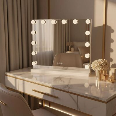 Rea Rea, Zrcadlo LED HOLLYWOOD White, HOM-12010 Rea Rea, Zrcadlo LED HOLLYWOOD White, HOM-12010