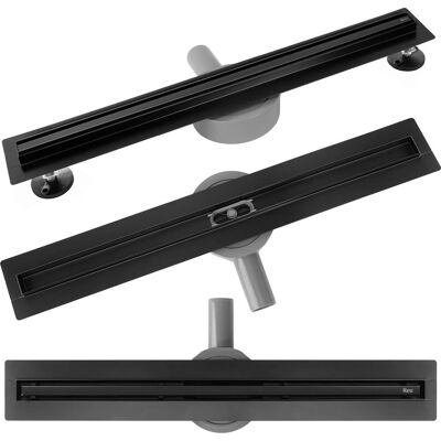 Rea Neox Slim Pro, sprchový odtokový žlab 100cm, černá matná, REA-G2712 Rea Neox Slim Pro, sprchový odtokový žlab 100cm, černá matná, REA-G2712