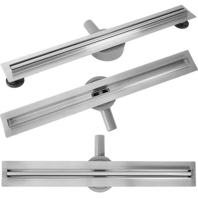 Rea Neox Slim Pro, odtokový sprchový žlab 80 cm, broušená ocel, REA-G5802 Rea Neox Slim Pro, odtokový sprchový žlab 80 cm, broušená ocel, REA-G5802