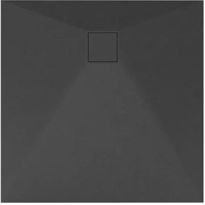 Gamma Erga Oldaf, SMC čtvercová sprchová vanička 90 x 90 cm, černá matná, ERG-GMA-OL-9090BK Gamma Erga Oldaf, SMC čtvercová sprchová vanička 90 x 90 cm, černá matná, ERG-GMA-OL-9090BK