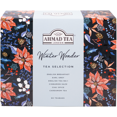 Ahmad Tea Winter Wonder Selection 60 alu sáčků Ahmad Tea Winter Wonder Selection 60 alu sáčků