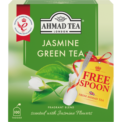 Ahmad Tea Jasmine Green Tea 100 sáčků (s úvazkem) Ahmad Tea Jasmine Green Tea 100 sáčků (s úvazkem)