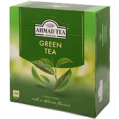 Ahmad Tea Green Tea Pure 100 alu sáčků Ahmad Tea Green Tea Pure 100 alu sáčků