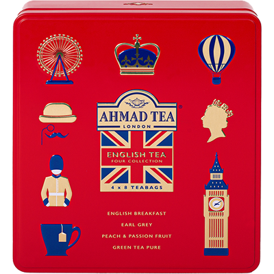Ahmad Tea English Tea Four Collection 32 alu sáčků Ahmad Tea English Tea Four Collection 32 alu sáčků