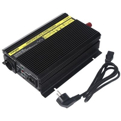 Měnič napětí Carspa UPS1000-12 12V/230V 1000W s nabíječkou 12V/10A a funkcí UPS Měnič napětí Carspa UPS1000-12 12V/230V 1000W s nabíječkou 12V/10A a funkcí UPS