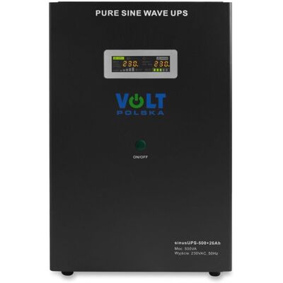 VOLT Záložní zdroj 300W, SINUS UPS 500, 26Ah VOLT Záložní zdroj 300W, SINUS UPS 500, 26Ah