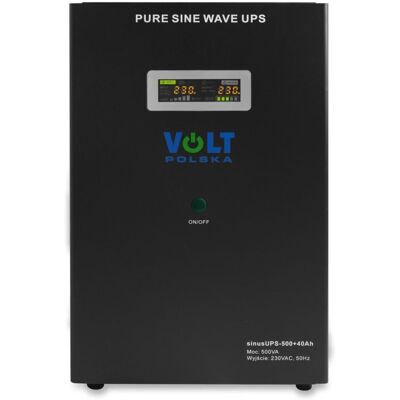 VOLT Záložní zdroj 300W, SINUS UPS 500, 40Ah VOLT Záložní zdroj 300W, SINUS UPS 500, 40Ah