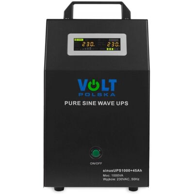 VOLT Záložní zdroj 700W, SINUS UPS 1000, 45Ah VOLT Záložní zdroj 700W, SINUS UPS 1000, 45Ah