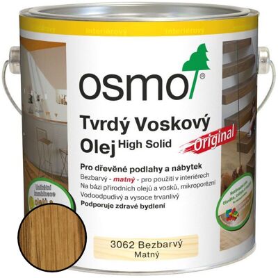 AU-MEX Olej tvrdý voskový Osmo Original 3062 bezbarvý 0,75 l AU-MEX Olej tvrdý voskový Osmo Original 3062 bezbarvý 0,75 l
