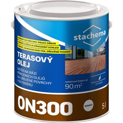 Olej terasový Stachema ON300 antik-šedý 5 l Olej terasový Stachema ON300 antik-šedý 5 l