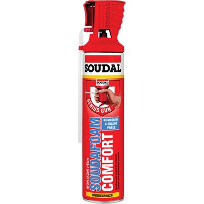Pěna montážní Soudal SOUDAFOAM COMFORT 600 ml Pěna montážní Soudal SOUDAFOAM COMFORT 600 ml