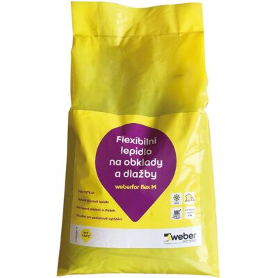 Lepidlo cementové weberfor flex M 5 kg Lepidlo cementové weberfor flex M 5 kg