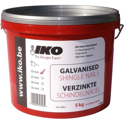 Hřebíky galvanizované IKO 35 mm 5 kg Hřebíky galvanizované IKO 35 mm 5 kg
